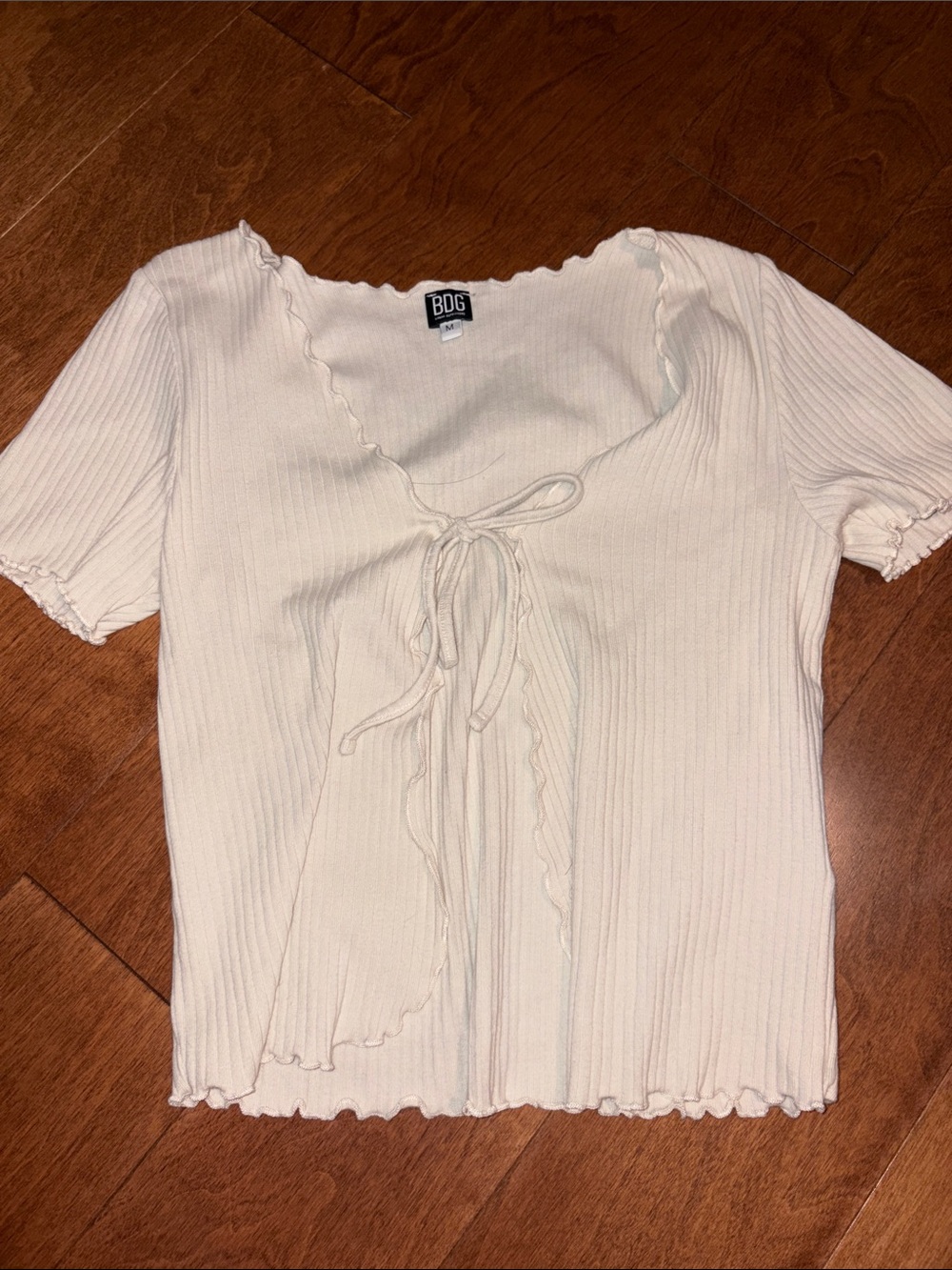 URBAN FRONT TIE CARDIGAN TOP